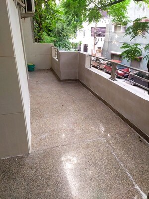 Balcony in 3 BHK Builder Floor at East Of Kailash – for Rent