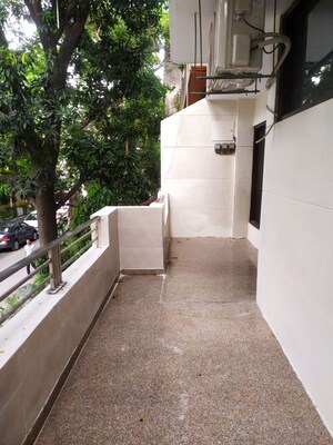 Balcony in 3 BHK Builder Floor at East Of Kailash – for Rent