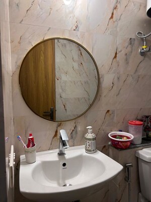 Bathroom in 3 BHK Apartment at Ramprastha Primera, Sector 37d – for Rent