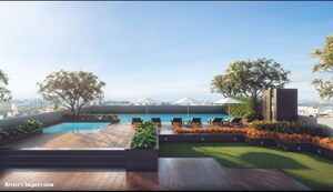 Swimming Pool in 1 BHK Apartment at Sheth Irene, Malad West – for Rent