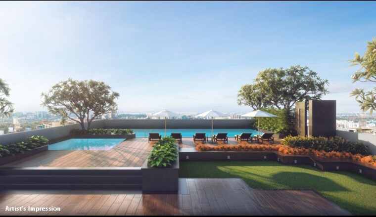 Swimming Pool, sheth-irene 1 Bedroom 700 Sq.Ft. Apartment In Malad West Mumbai 10464175