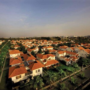  Villa – Exterior View View at Adarsh Palm Acres, Huttanahalli - for Sale