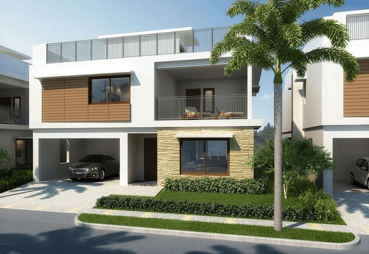 Exterior View, adarsh-palm-acres 4 Bedroom 4042 Sq.Ft. Villa In Huttanahalli Bangalore 10464206