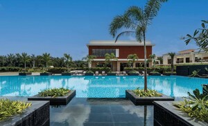 Swimming Pool in 4 BHK Villa at Adarsh Palm Acres, Huttanahalli – for Sale