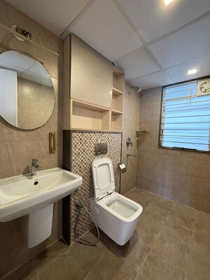 Bathroom in 3 BHK Apartment at Rohan Upavan, Hennur – for Rent