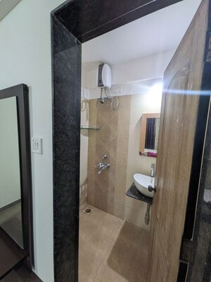 Bathroom in 3 BHK Apartment at Kamgar Putala Vasahat – for Rent