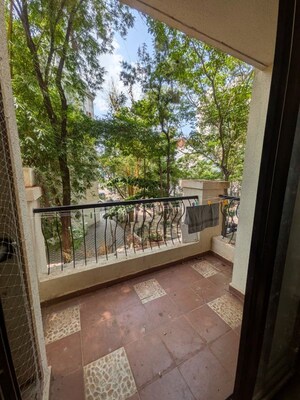 Balcony in 3 BHK Apartment at Kamgar Putala Vasahat – for Rent
