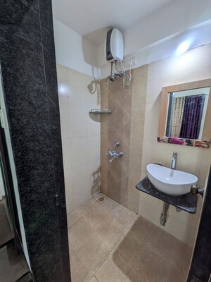 Bathroom in 3 BHK Apartment at Kamgar Putala Vasahat – for Rent