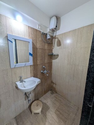 Bathroom in 3 BHK Apartment at Kamgar Putala Vasahat – for Rent