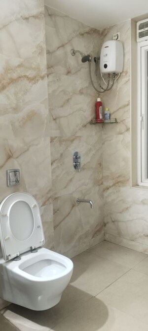 Bathroom in 3 BHK Apartment at Neelam Senroofs, Nahur East – for Rent