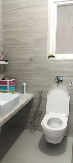 Attached Bathroom in 3 BHK Apartment at Neelam Senroofs, Nahur East – for Rent