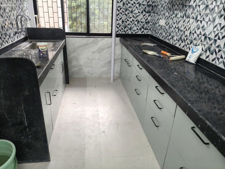 Kitchen, army-welfare-chs 3.5 Bedroom 1280 Sq.Ft. Apartment In Nerul Navi Mumbai 10464424