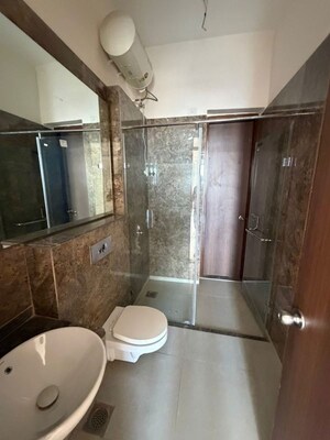 Bathroom in 4 BHK Apartment at LnT Crescent Bay T6, Parel – for Sale