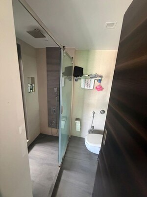 Bathroom in 2 BHK Apartment at Hill Road CHS, Bandra West – for Rent