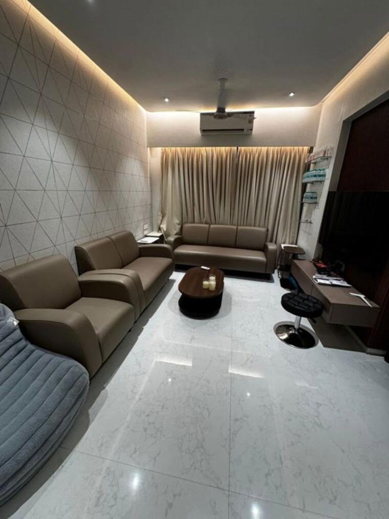 Living Room, gym-view 3 Bedroom 1200 Sq.Ft. Apartment In Khar West Mumbai 10464435