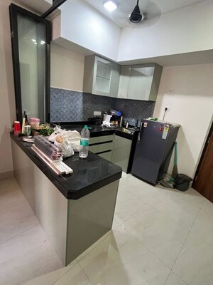 Kitchen in 1 BHK Apartment at Lodha Crown Quality Homes, Majiwada – for Rent