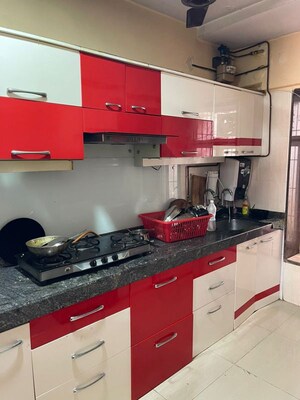 Kitchen in 1 BHK Apartment at Shivam CHS Pimple Saudagar, Pimple Saudagar – for Rent