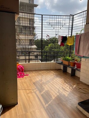 Balcony in 1 BHK Apartment at Shivam CHS Pimple Saudagar, Pimple Saudagar – for Rent