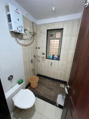 Bathroom in 1 BHK Apartment at Shivam CHS Pimple Saudagar, Pimple Saudagar – for Rent