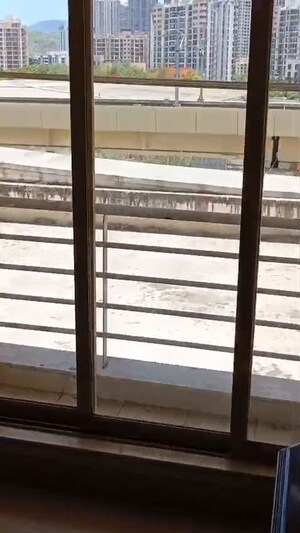 Balcony in 2 BHK Apartment at Puranik Capitol, Ghodbunder Road – for Rent