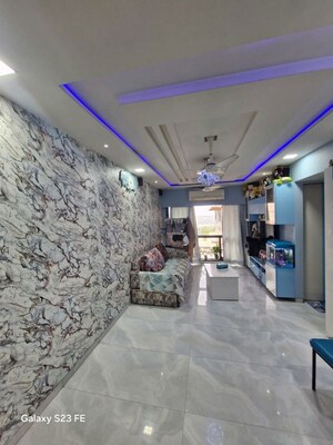 Living Room in 1 BHK Apartment at Kanakia Rainforest, Andheri East – for Rent