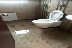 Bathroom in 1 RK Apartment at Puravankara Silversands, Mundhwa – for Rent