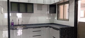 Kitchen in 3 BHK Apartment at Hallmark Treasor, Narsingi – for Rent