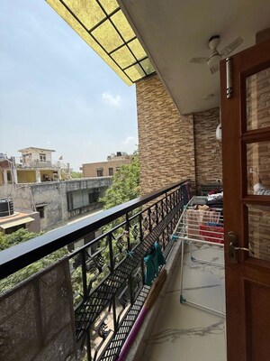 Balcony in 3 BHK Builder Floor at Kalkaji – for Rent
