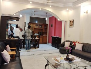 Living Room in 3 BHK Builder Floor at Kalkaji – for Rent