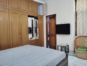 Bedroom in 3 BHK Builder Floor at Kalkaji – for Rent