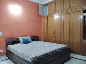 Bedroom in 3 BHK Builder Floor at Kalkaji – for Rent