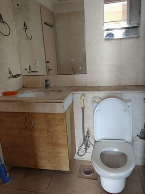 Bathroom in 2 BHK Apartment at Ansal Sushant Estate, Sector 52 – for Rent