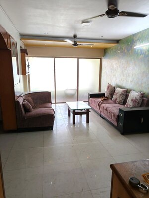 Living Room in 3 BHK Apartment at Satellite – for Rent