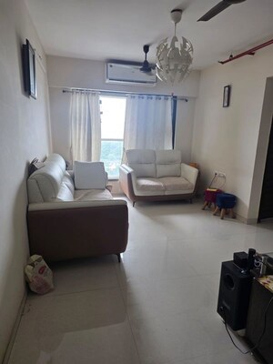 Living Room in 1.5 BHK Apartment at Dosti Desire, Brahmand – for Rent