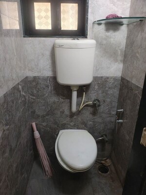 Bathroom in 1 BHK Apartment at Nandanvan Apartment, Thane West – for Rent