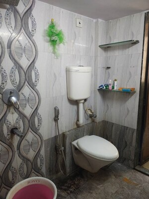 Bathroom in 1 BHK Apartment at Nandanvan Apartment, Thane West – for Rent