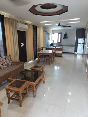 Living Room in 2 BHK Builder Floor at Aerocity – for Rent