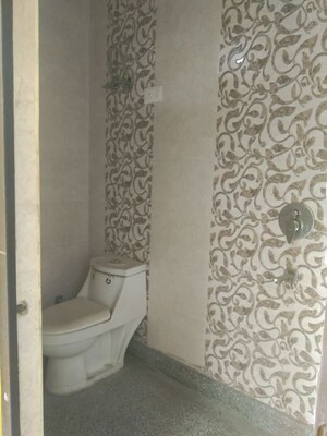 Bathroom in 1 BHK Builder Floor at Mehrauli – for Rent
