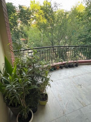Balcony in 3 BHK Apartment at Lajpat Nagar – for Rent