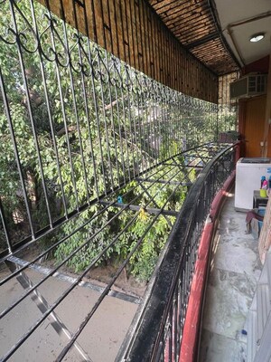 Balcony in 3 BHK Apartment at Lajpat Nagar – for Rent