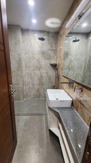 Bathroom in 4 BHK Builder Floor at Sector 15 – for Rent