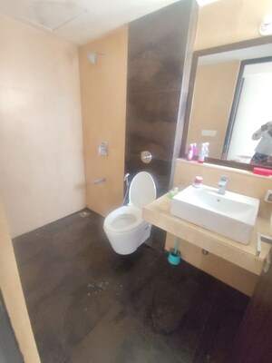 Bathroom in 2.5 BHK Apartment at Lodha Splendora, Ghodbunder Road – for Rent