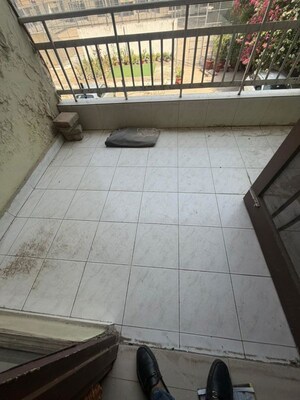Balcony in 3 BHK Apartment at Hope Apartments, Sector 15 – for Rent