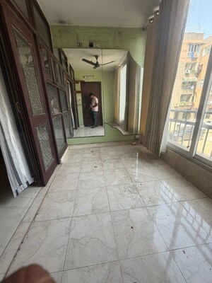 Balcony in 3 BHK Apartment at Hope Apartments, Sector 15 – for Rent