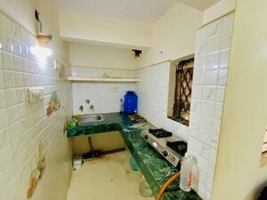 Kitchen in 1 BHK Builder Floor at Khirki Extension – for Rent
