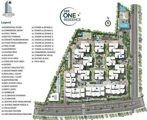 Master Plan in 2.5 BHK Apartment at SBR One Residence, Whitefield – for Sale