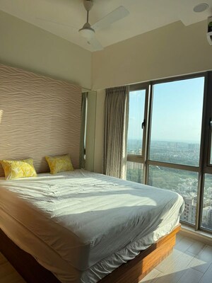 Bedroom in 3 BHK Apartment at Sheth Auris Serenity Tower 3, Malad West – for Rent