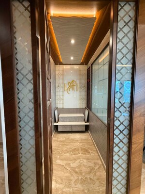 Building Lobby in 3 BHK Apartment at Sheth Auris Serenity Tower 3, Malad West – for Rent
