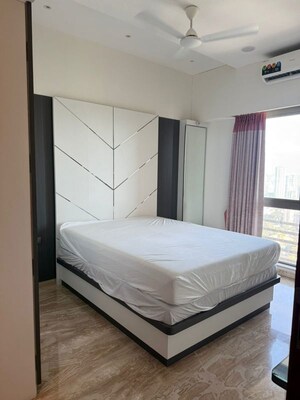Bedroom in 3 BHK Apartment at Sheth Auris Serenity Tower 3, Malad West – for Rent