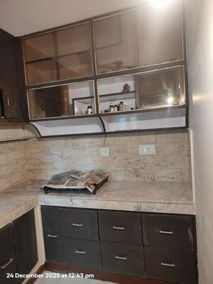 Kitchen in 1 BHK Builder Floor at CGHS Shatabdi Enclave, Sector 49 – for Rent